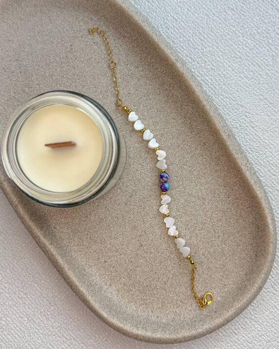 Purple eyes bracelet