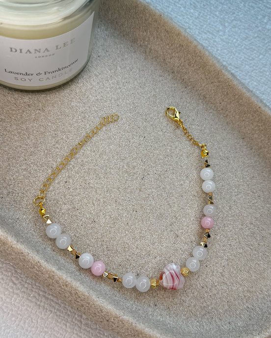 Pink promise bracelet