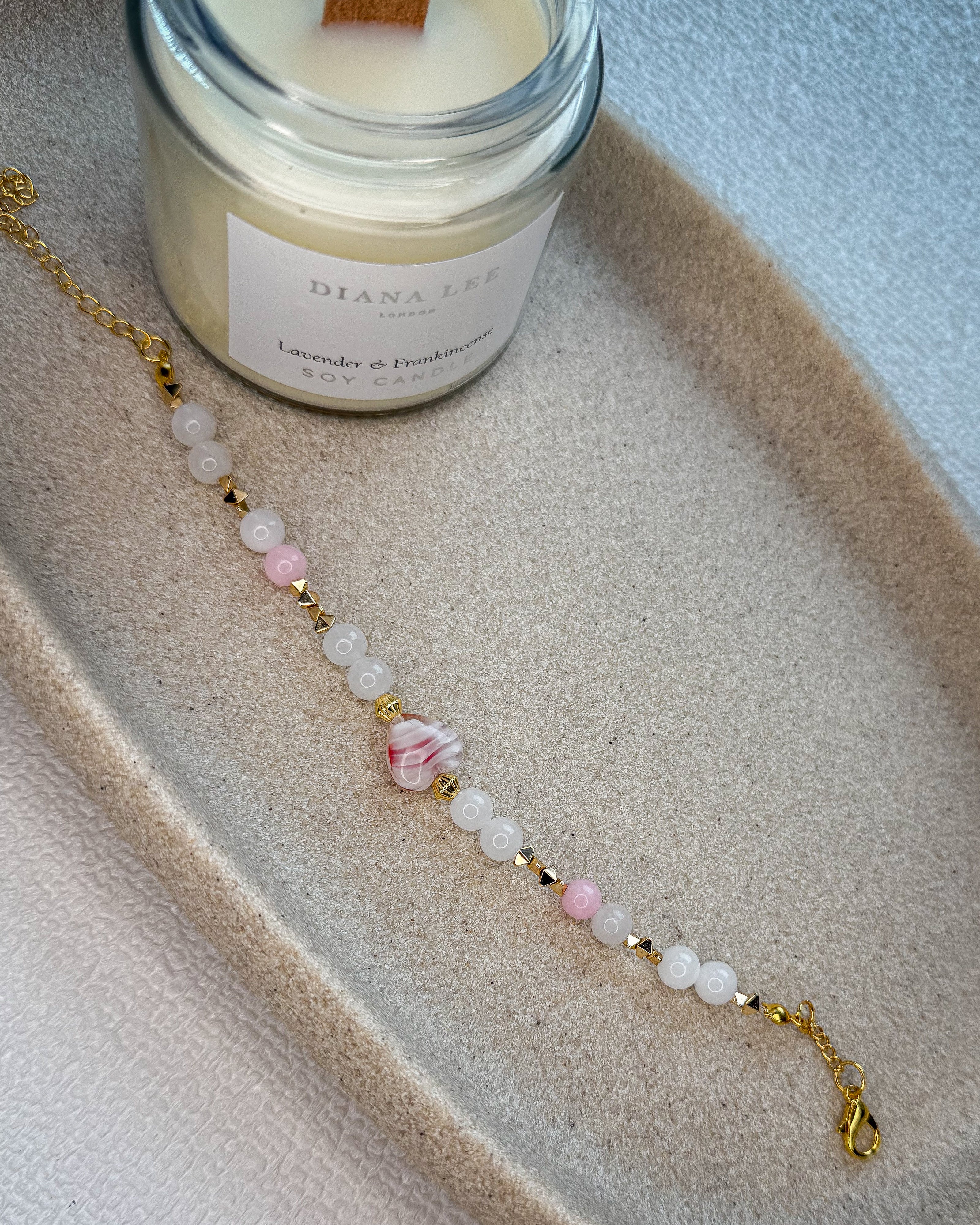 Pink promise bracelet