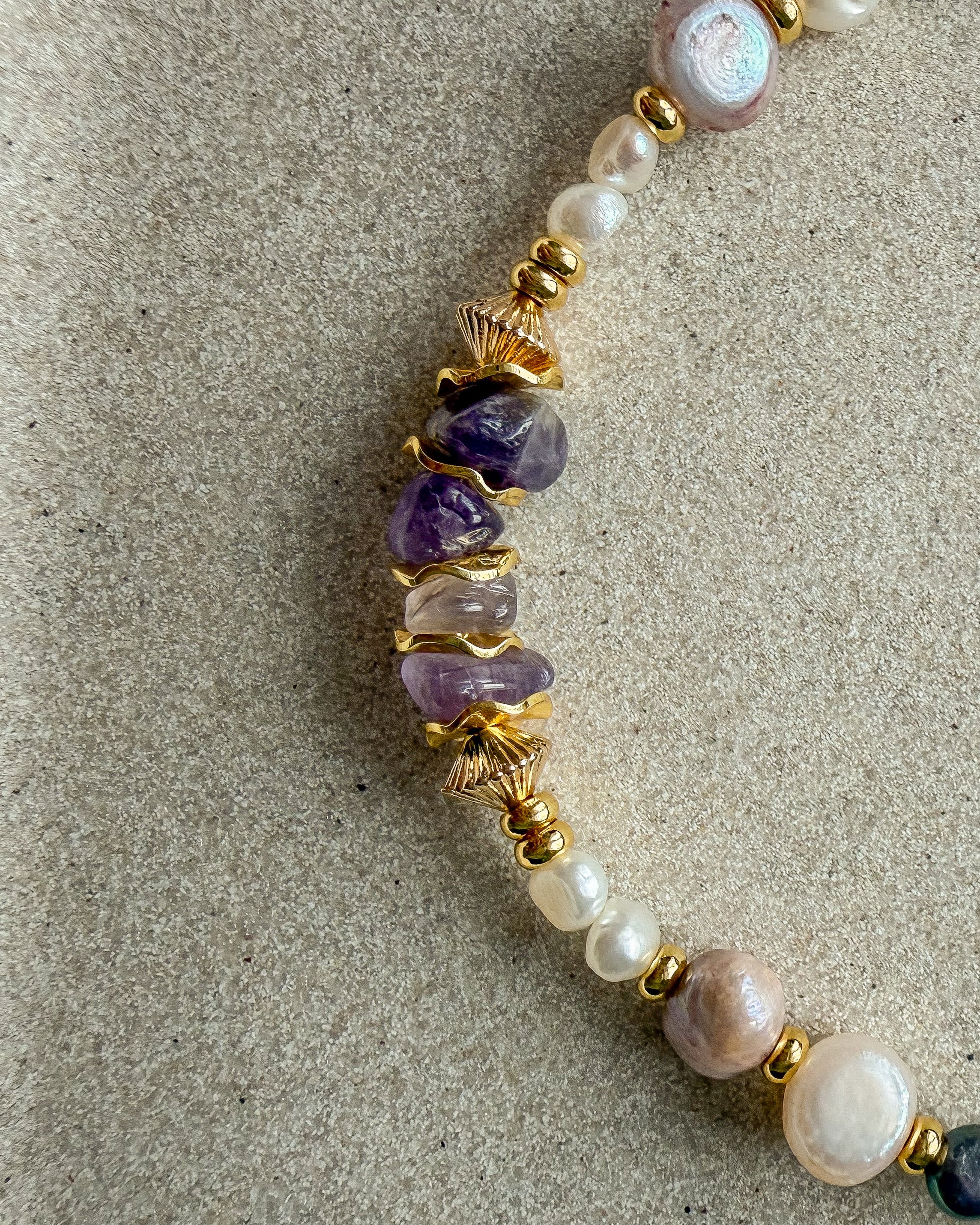 Purple aura bracelet