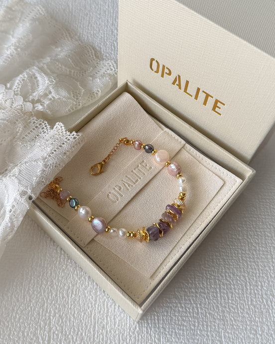 Purple aura bracelet