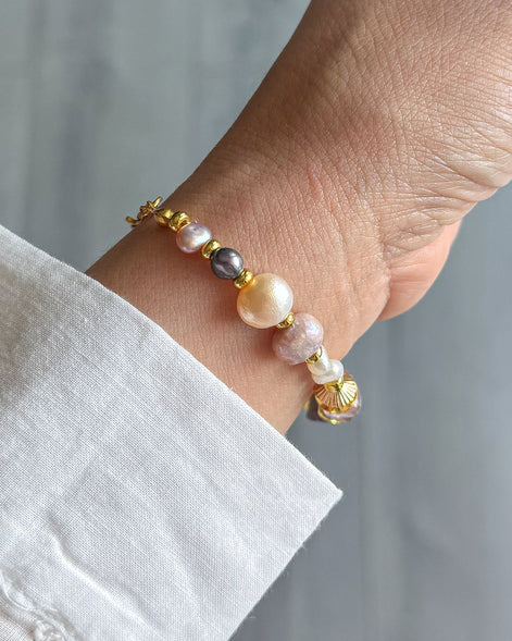 Purple aura bracelet